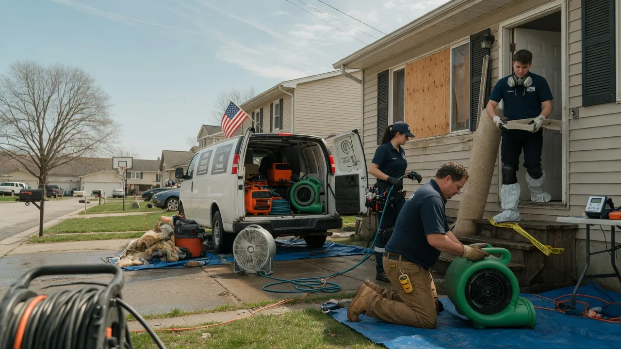 Water Damage Restoration in Gardner, IL near me